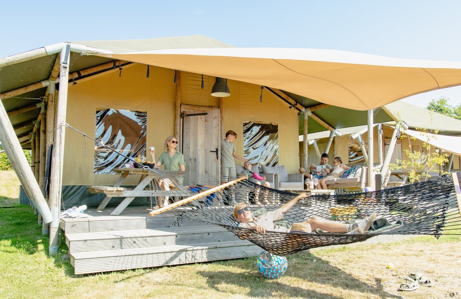 Neu bei den Glamping Lodges: Hängematten